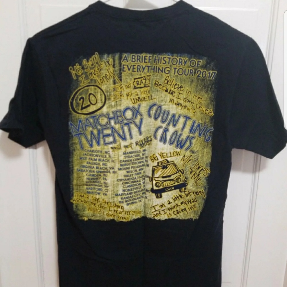 Matchbox 20 Counting Crows Concert Band Tour shirt